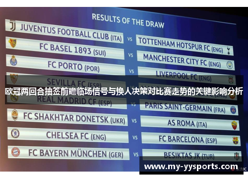 欧冠两回合抽签前瞻临场信号与换人决策对比赛走势的关键影响分析